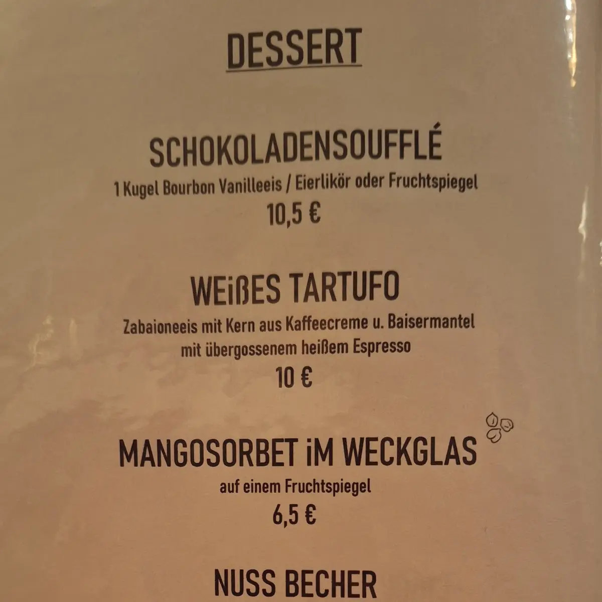 Speisekarte photo 2