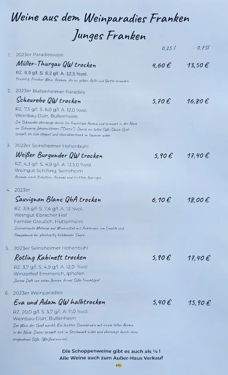 Speisekarte photo 2