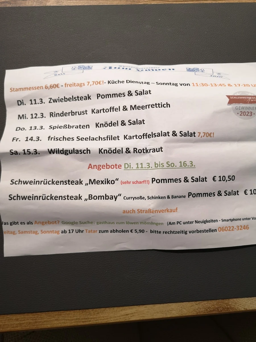 Speisekarte photo 5