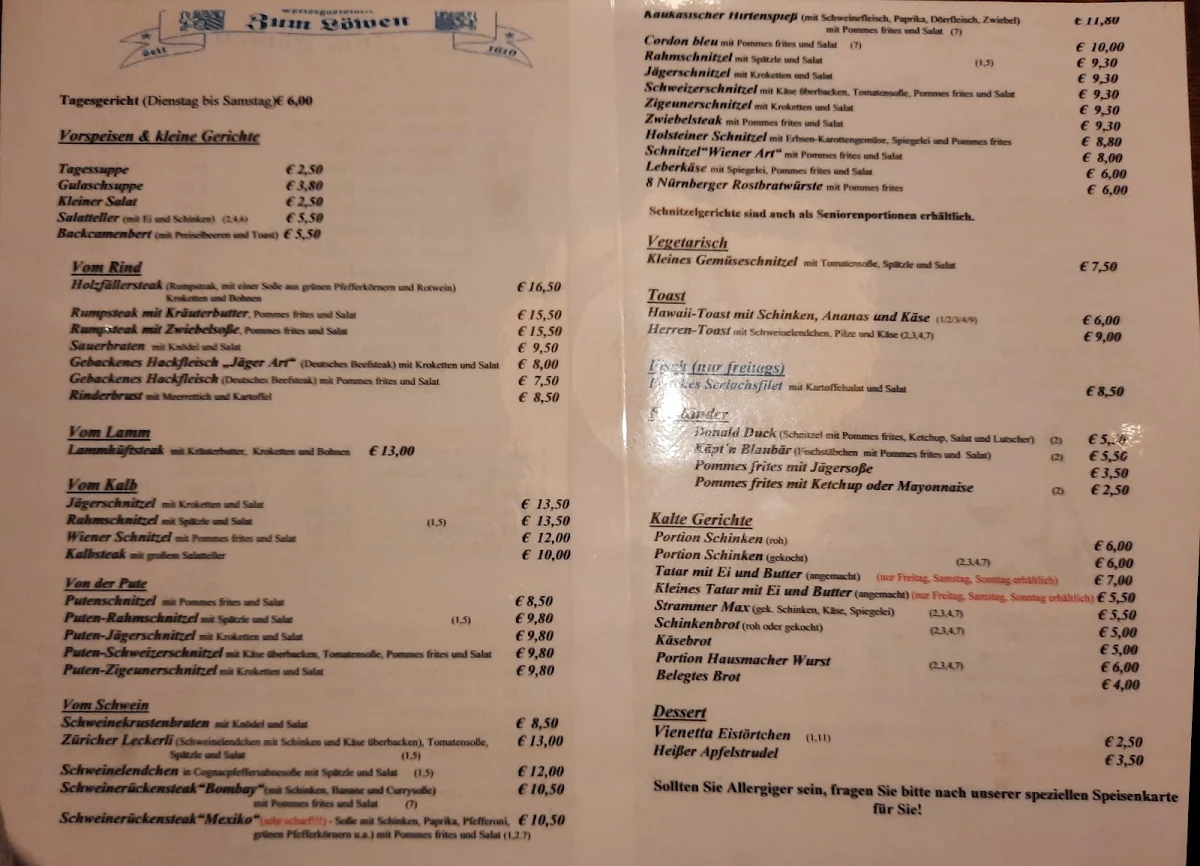 Speisekarte photo 9