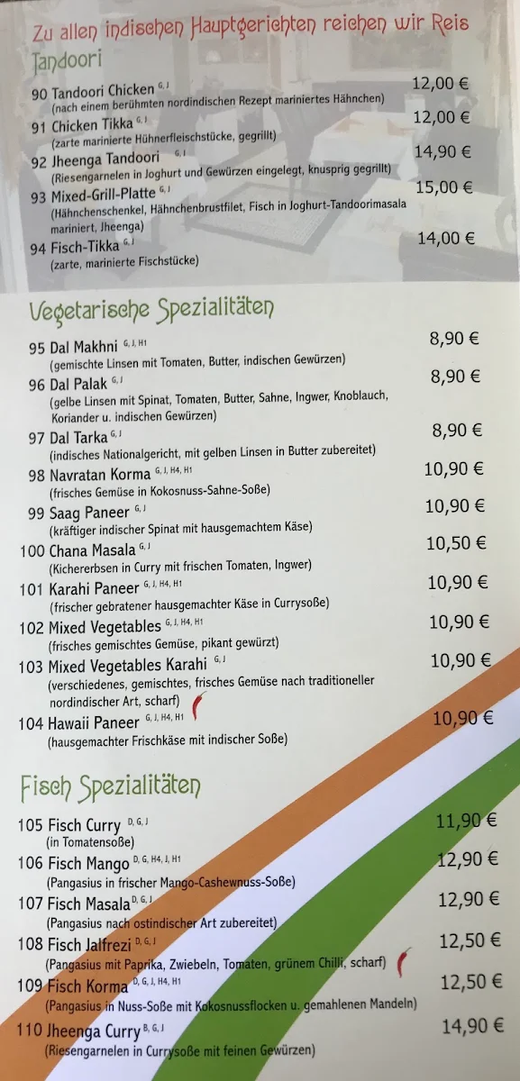 Speisekarte photo 3