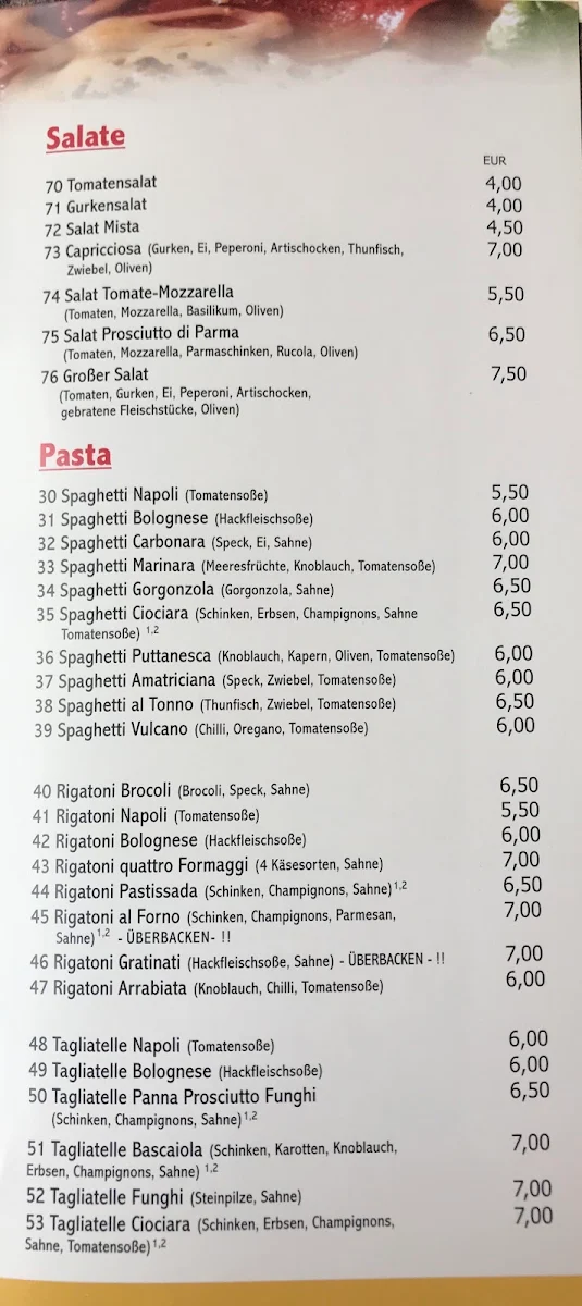 Speisekarte photo 4