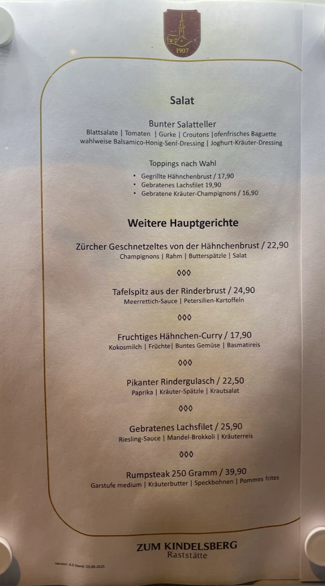 Speisekarte photo 1