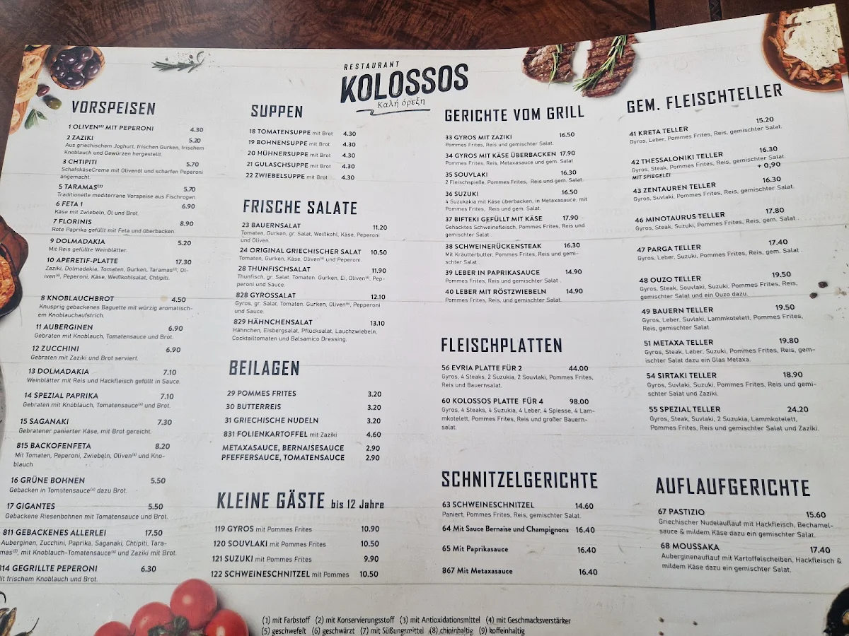Speisekarte photo 8