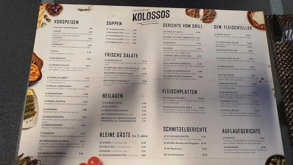 Speisekarte photo 9