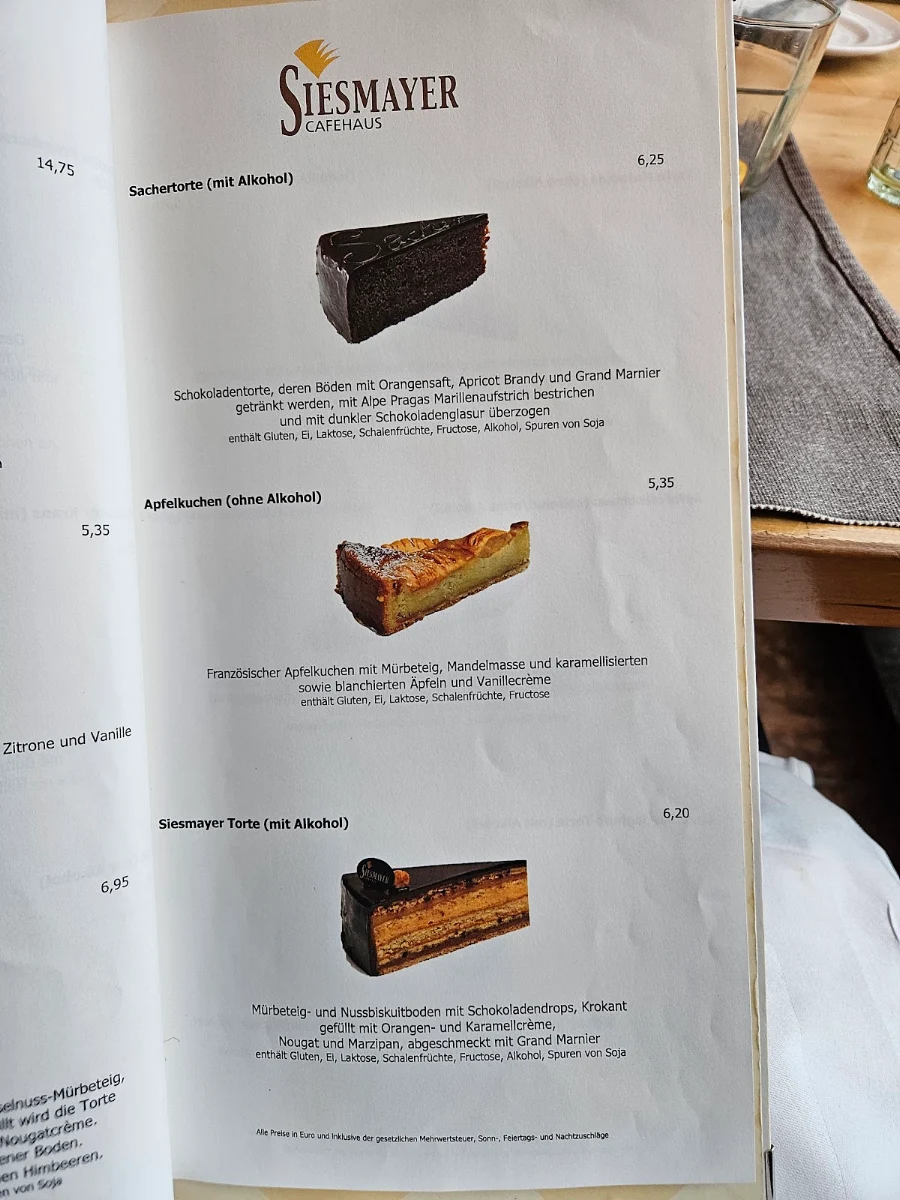 Speisekarte photo 2