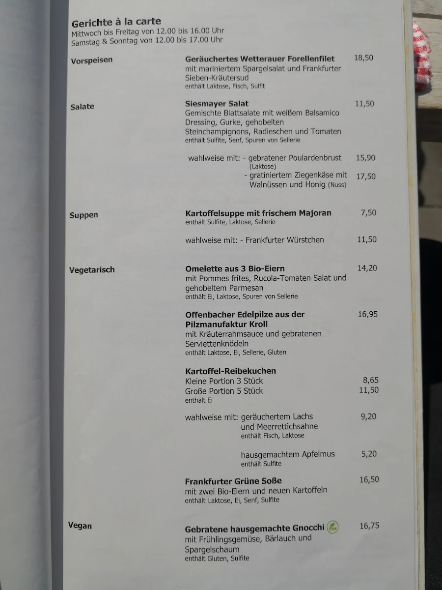 Speisekarte photo 3