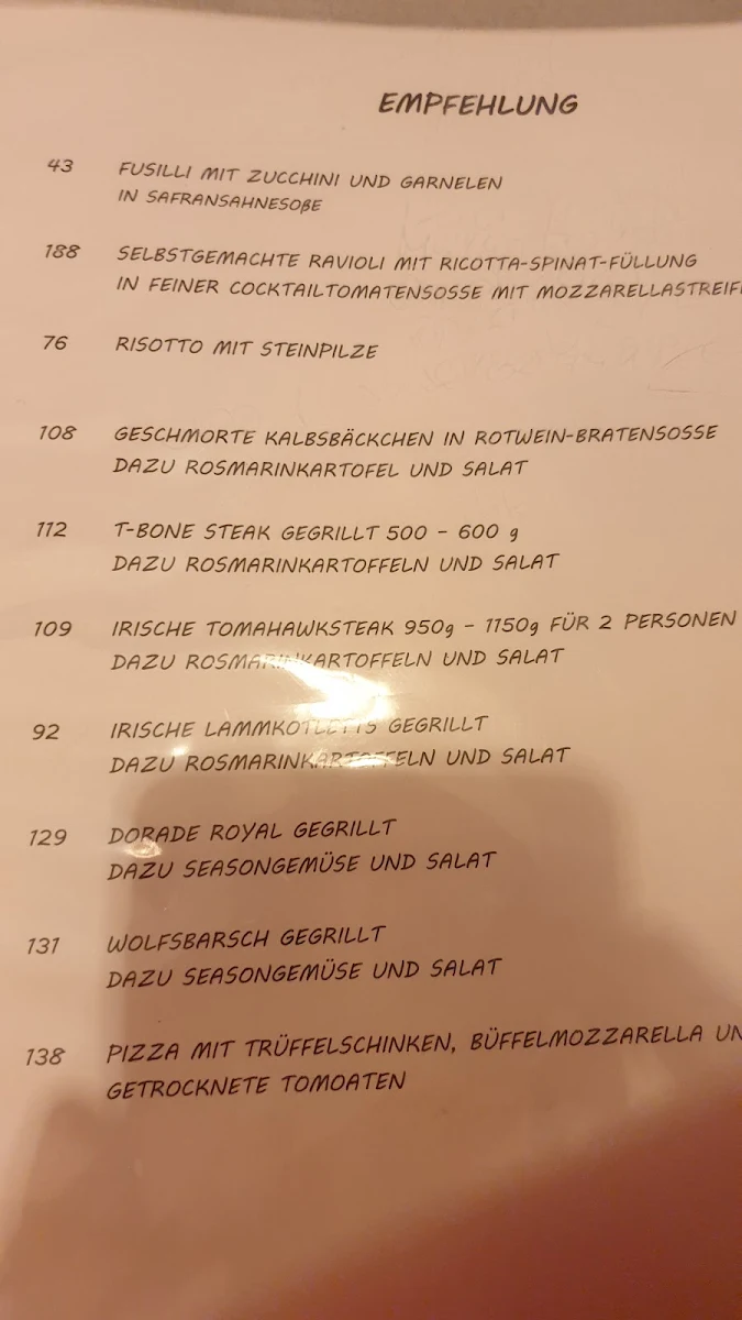 Speisekarte photo 1