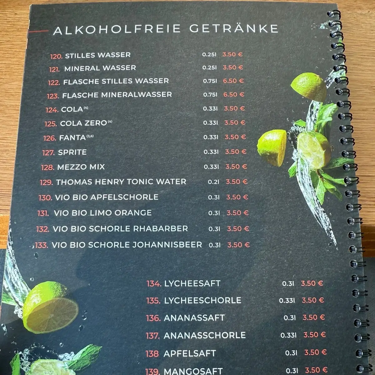 Speisekarte photo 9