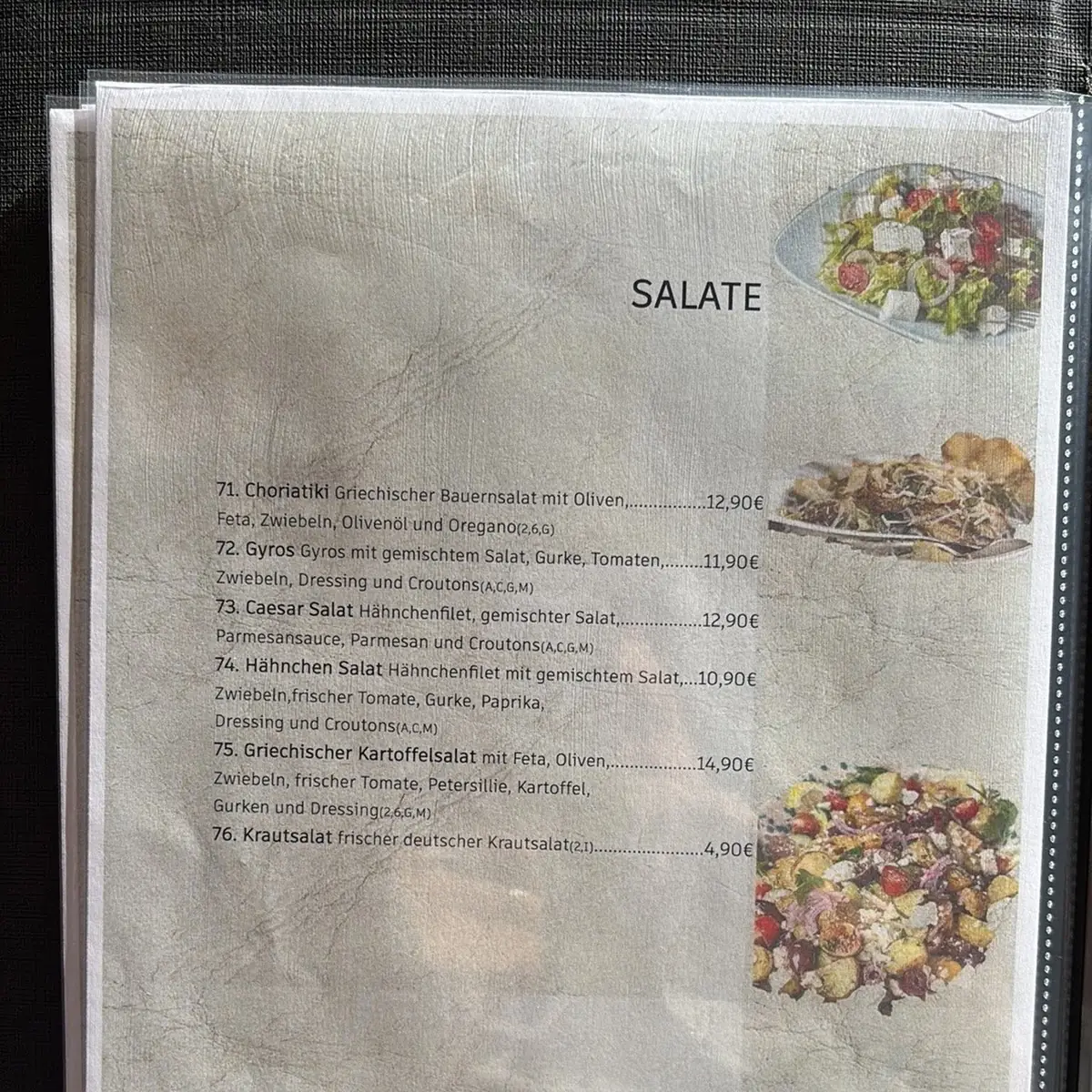 Speisekarte photo 10