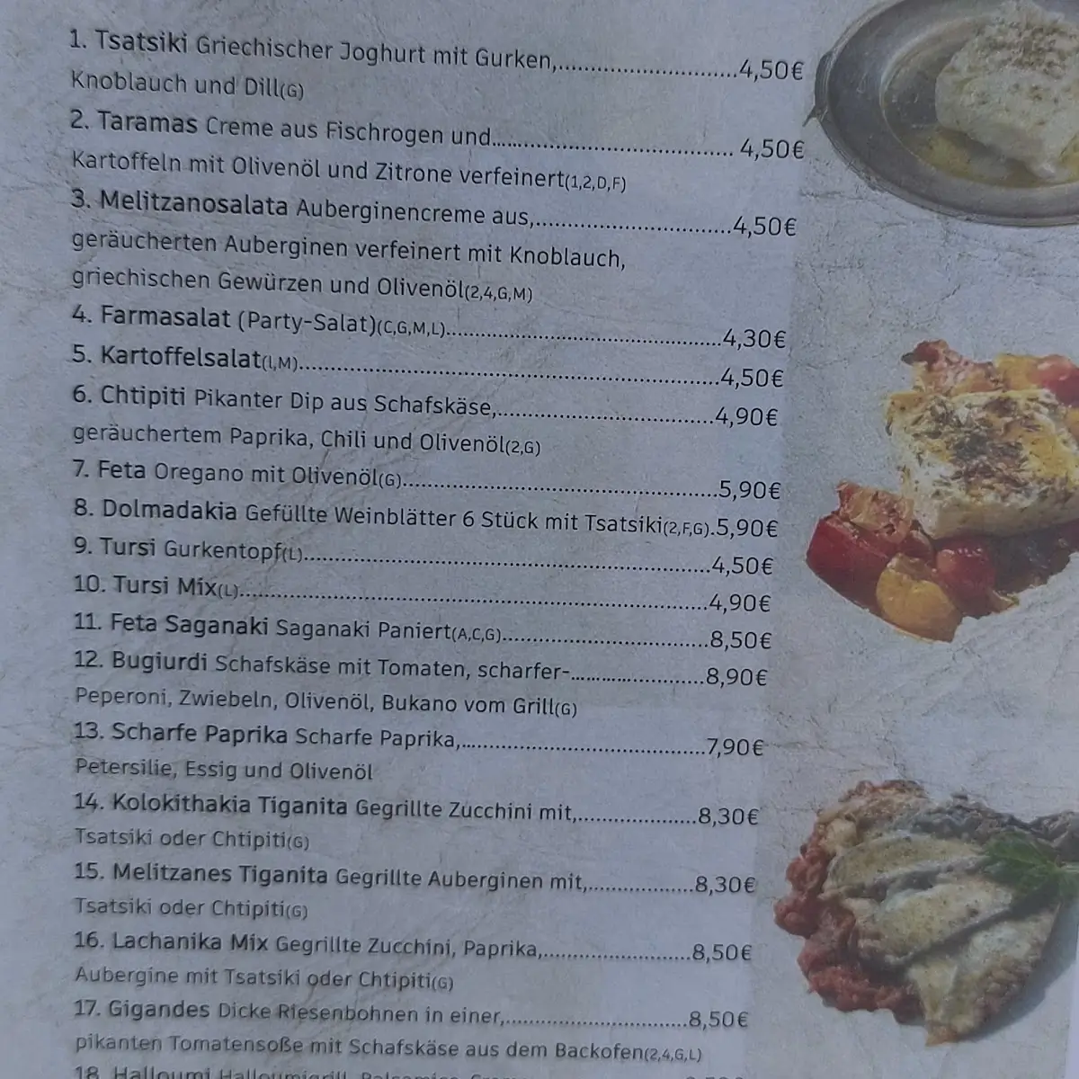 Speisekarte photo 4