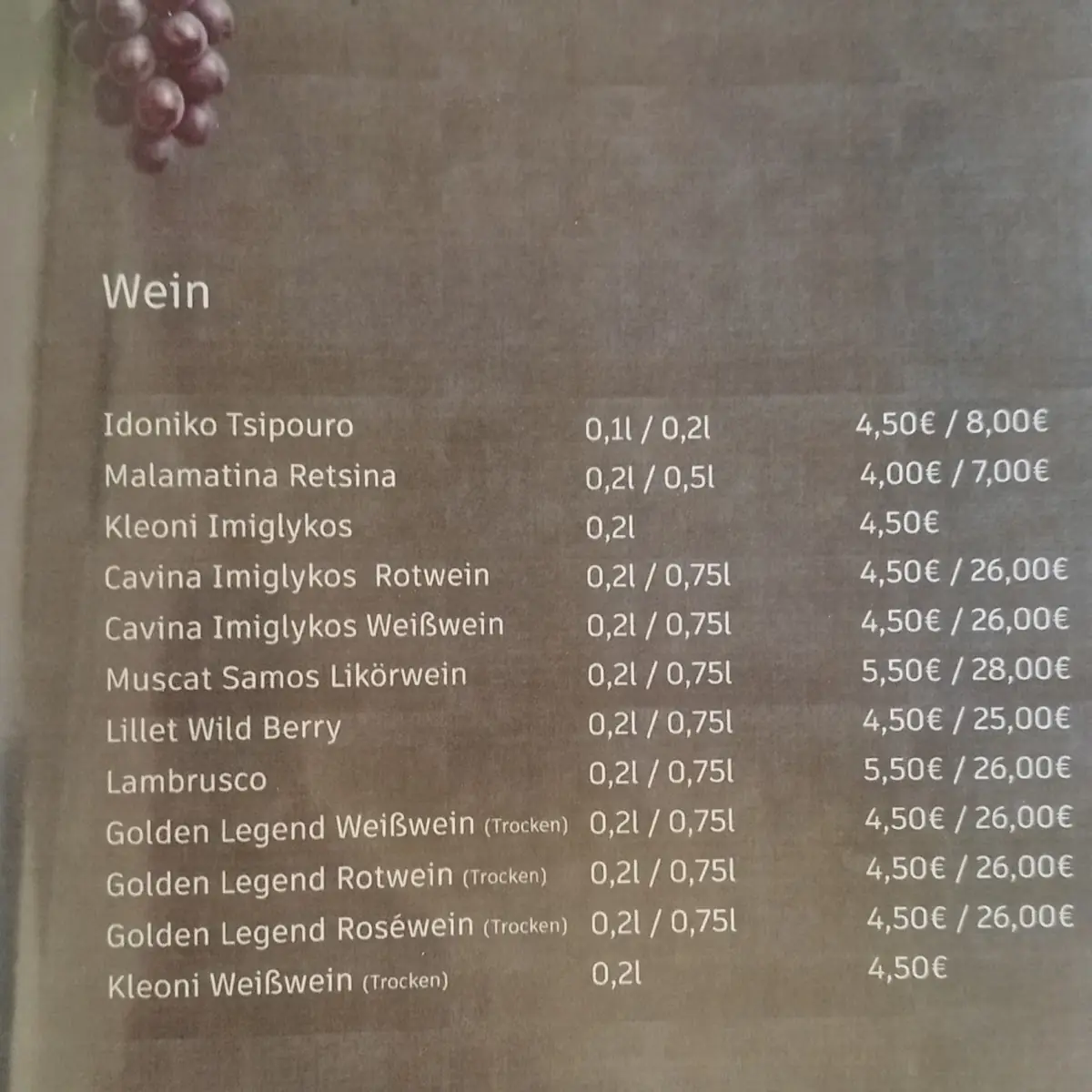 Speisekarte photo 7