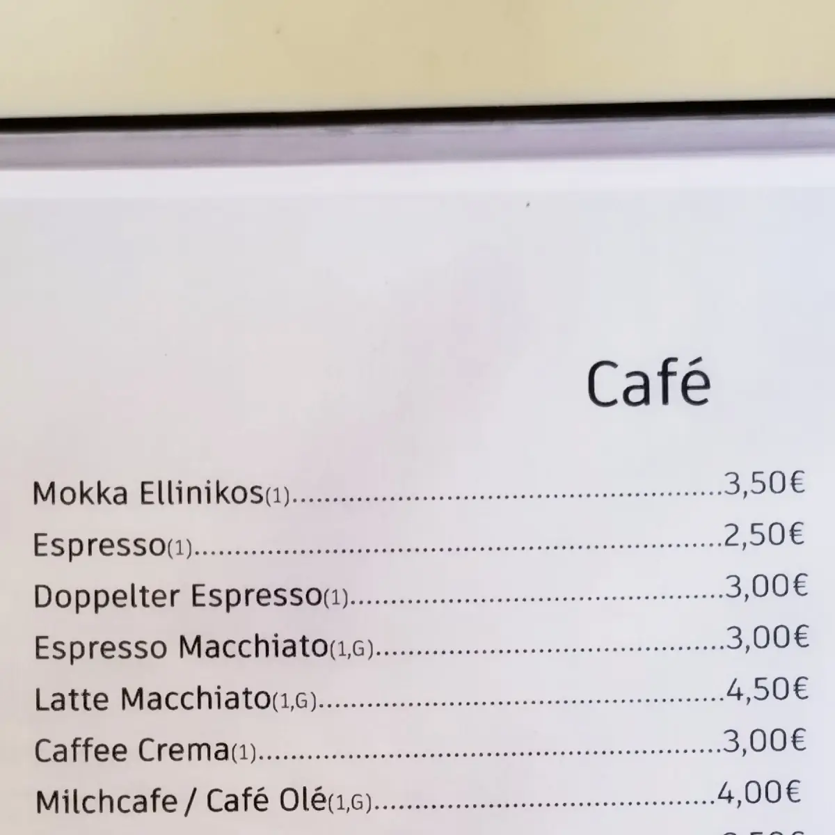 Speisekarte photo 8