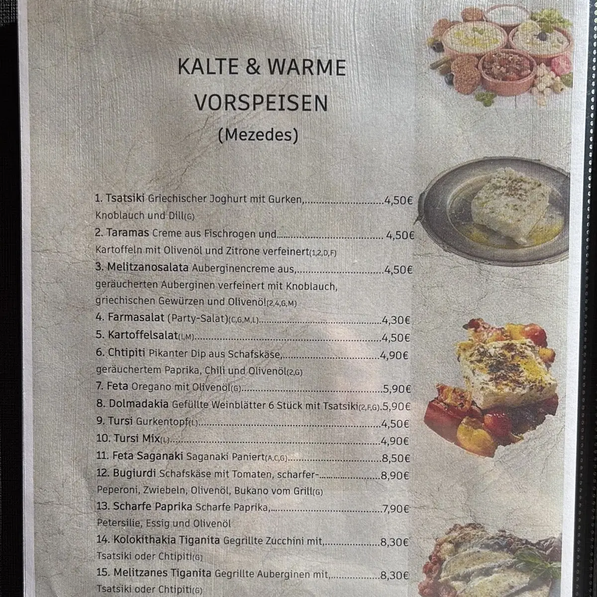 Speisekarte photo 9