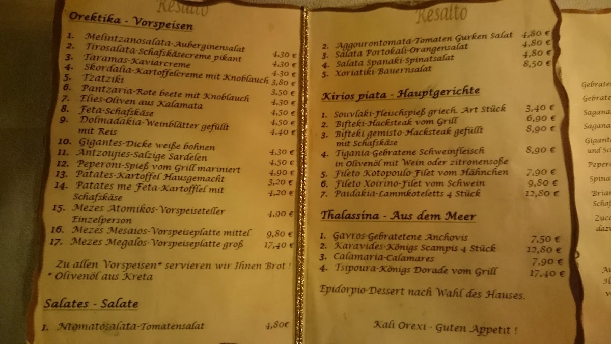 Speisekarte photo 2