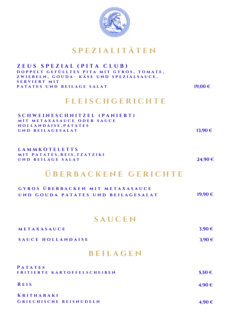 Speisekarte photo 2