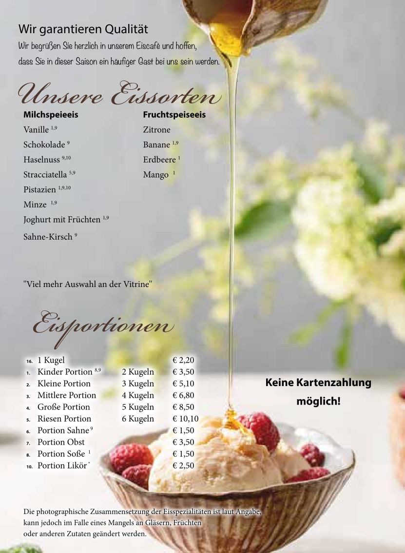 Speisekarte photo 1
