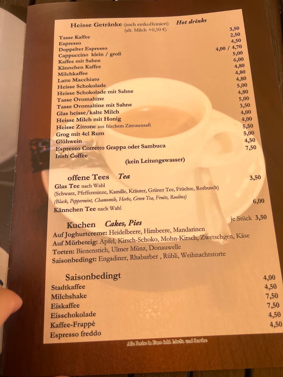 Speisekarte photo 3