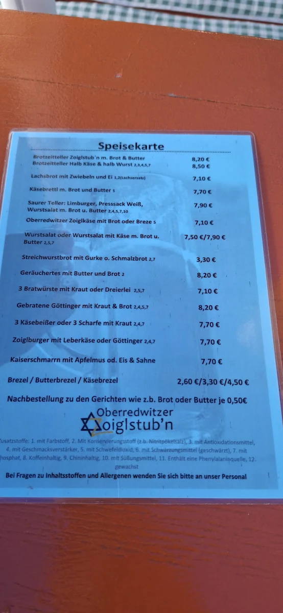 Speisekarte photo 2