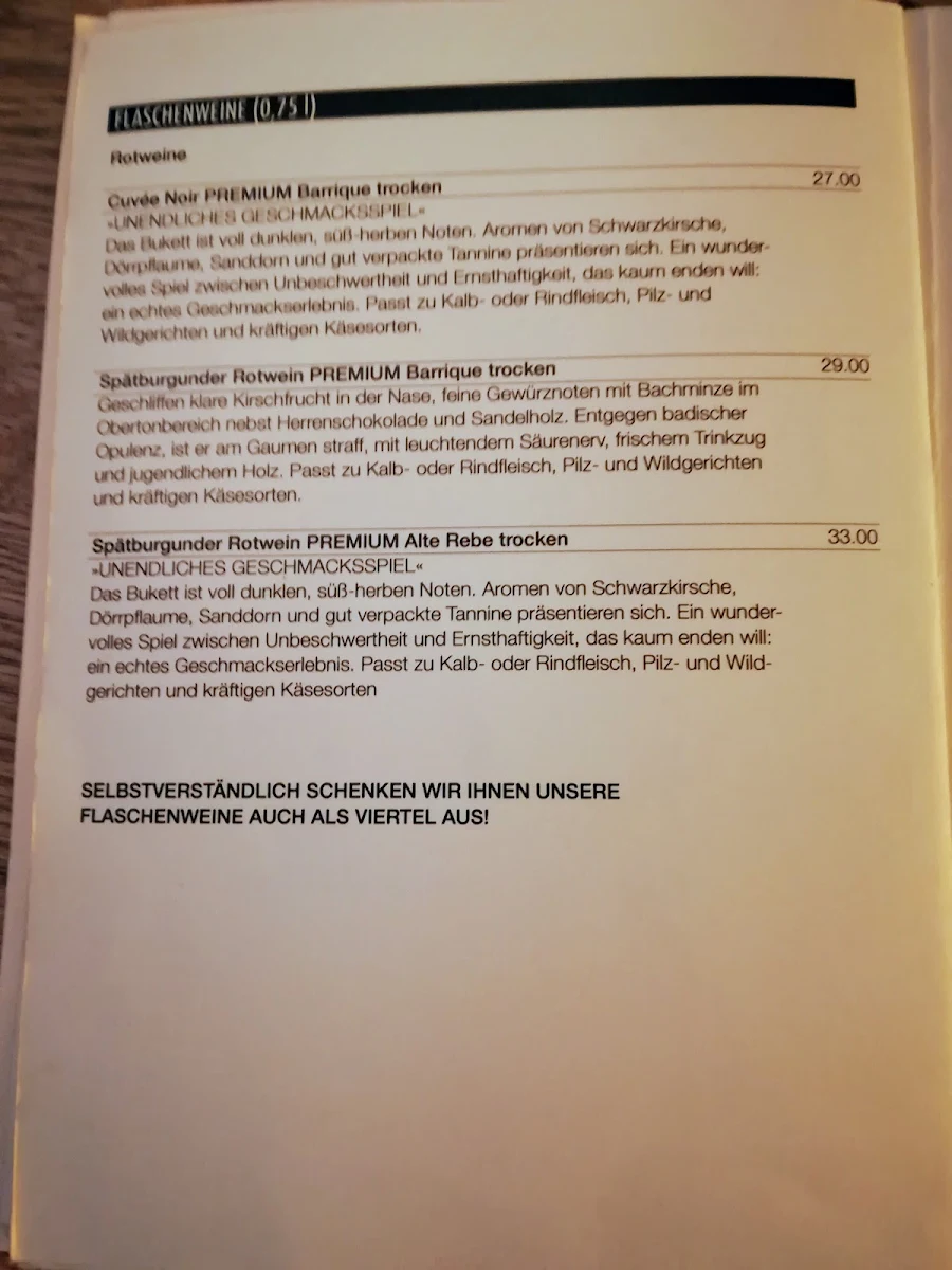 Speisekarte photo 2