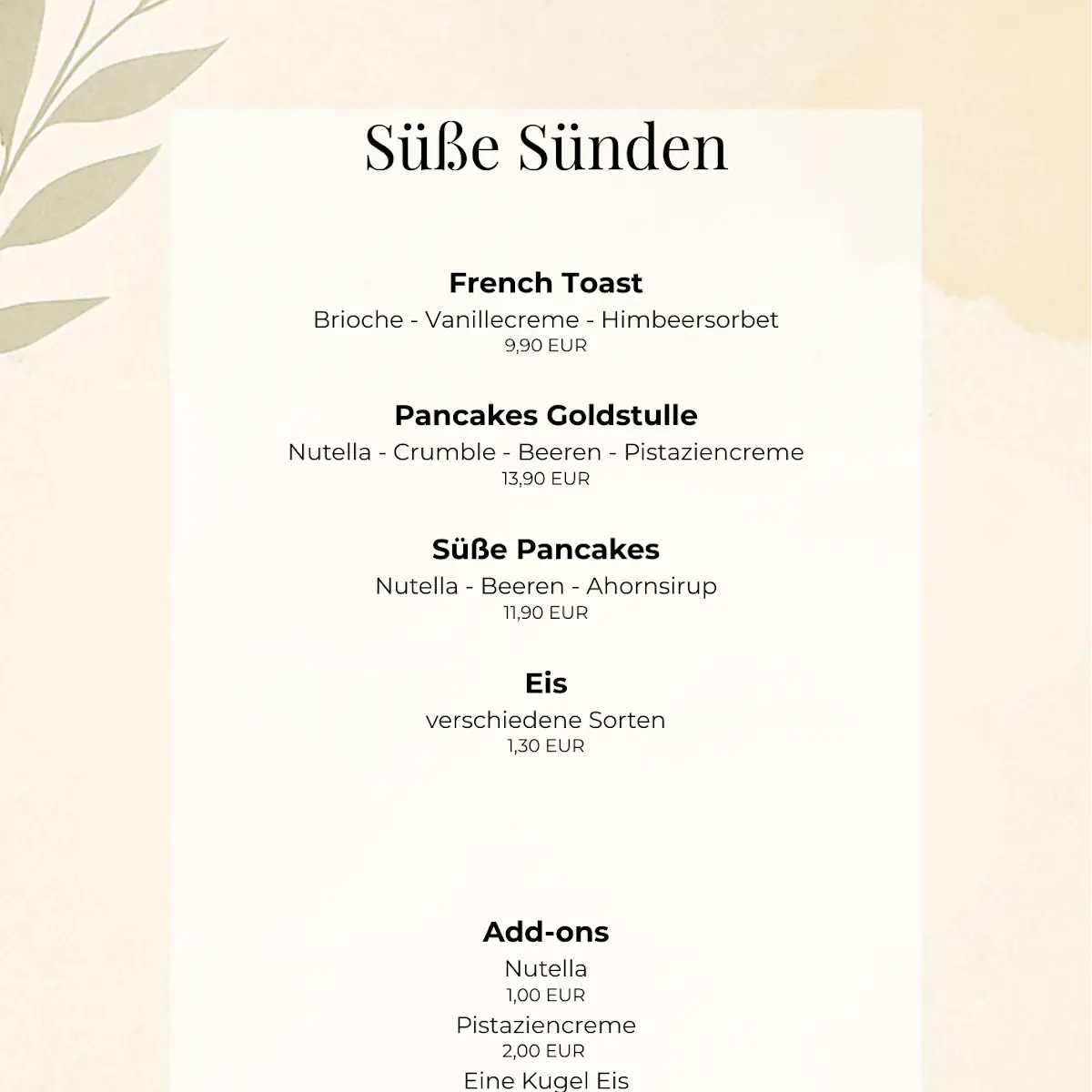 Speisekarte photo 10