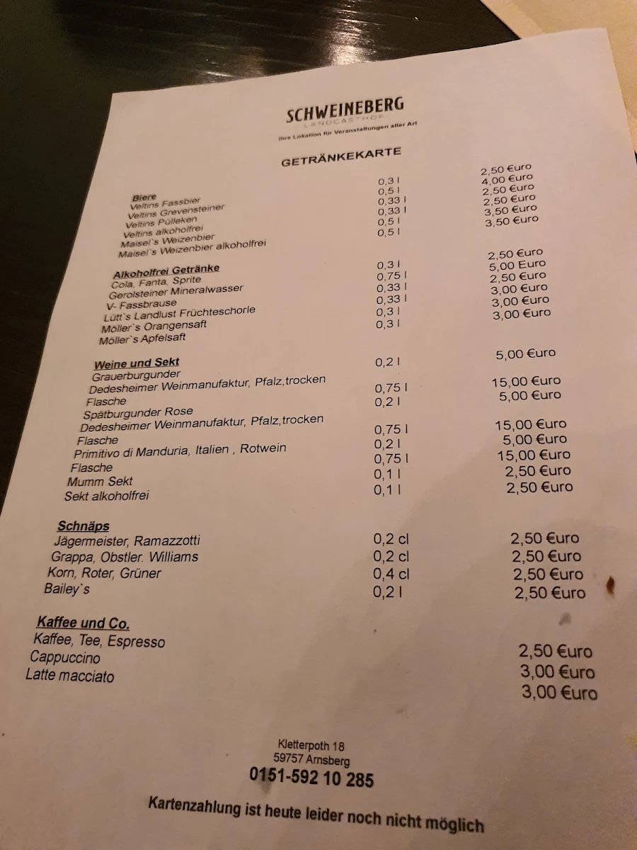 Speisekarte photo 1