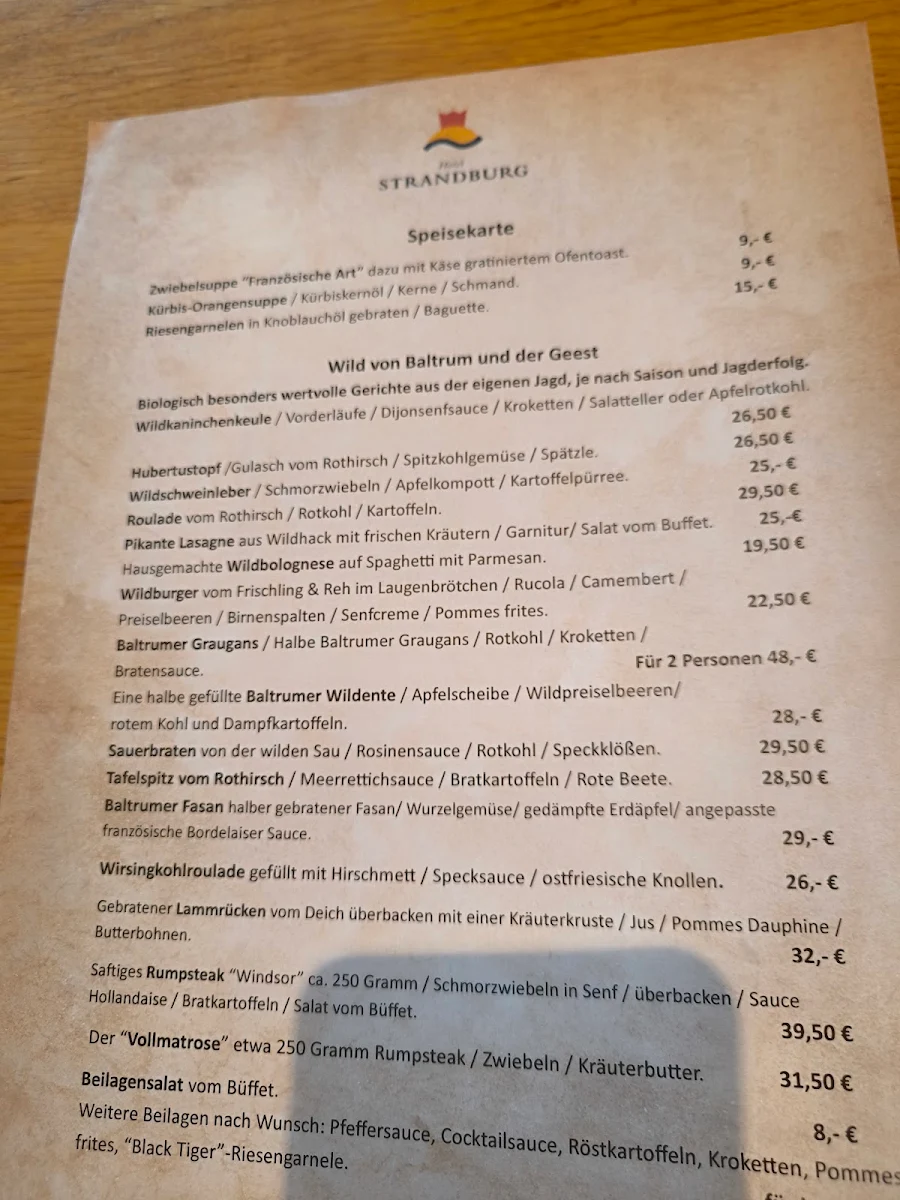 Speisekarte photo 1