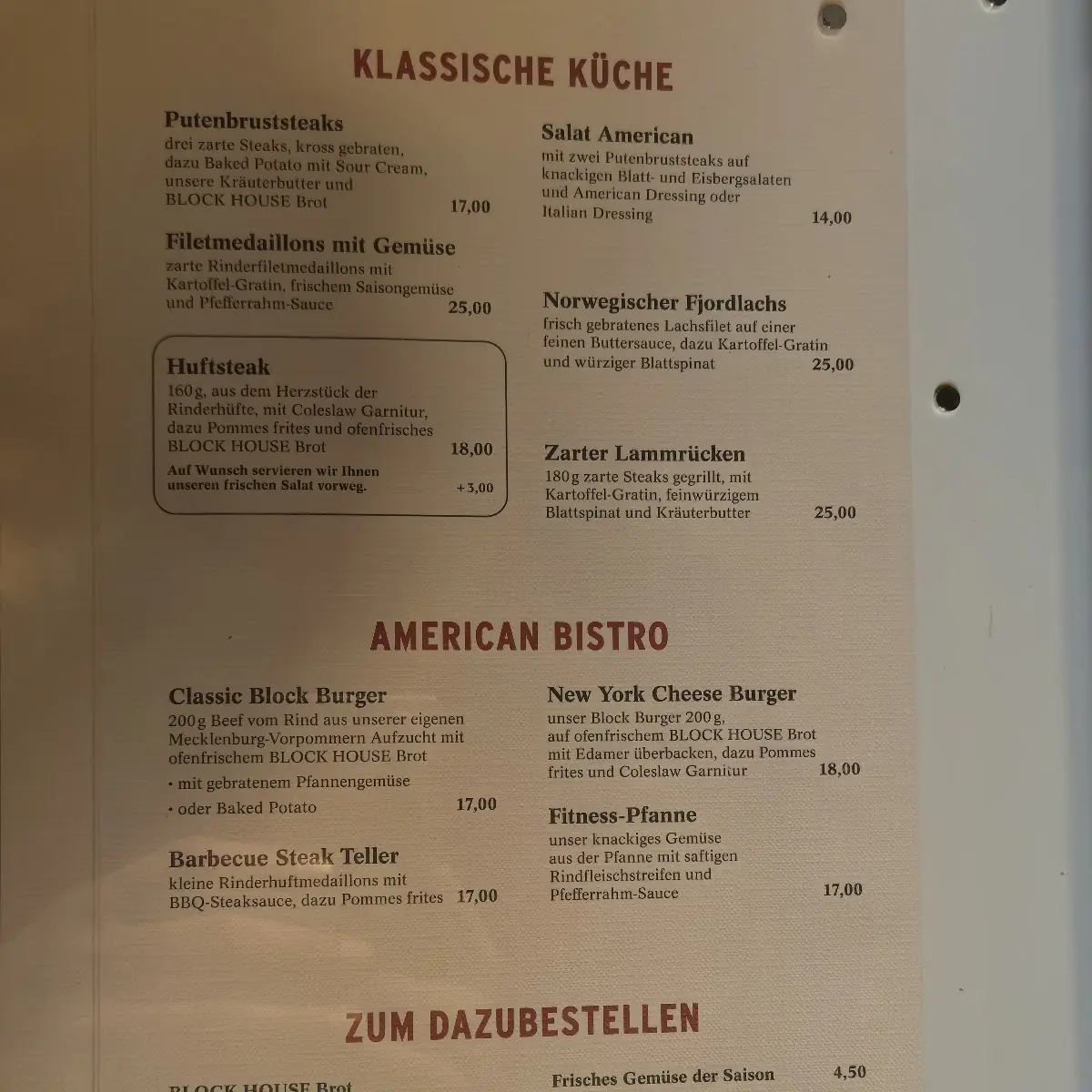 Speisekarte photo 6