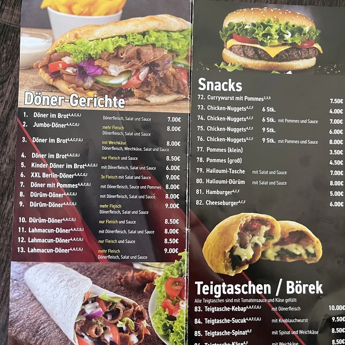 Speisekarte photo 3
