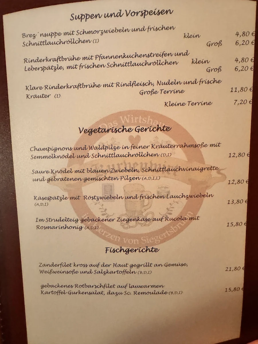 Speisekarte photo 1
