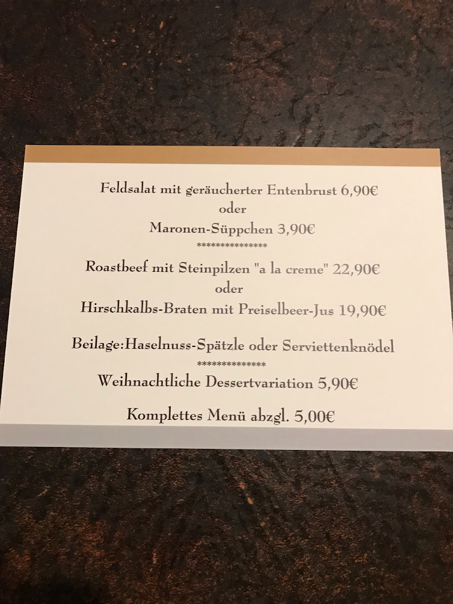 Speisekarte photo 5