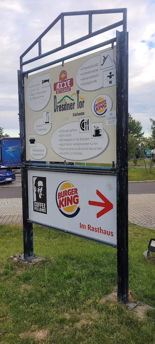 Speisekarte, Burger King