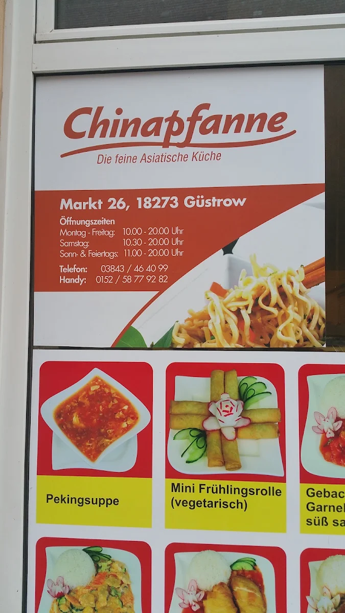 Speisekarte, China Imbiss