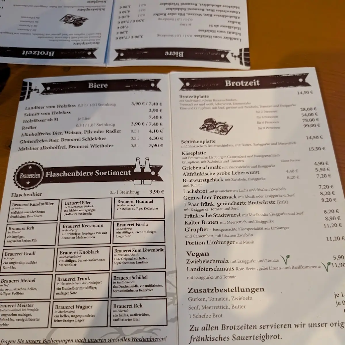 Speisekarte photo 2