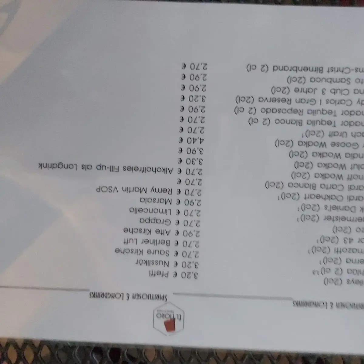 Speisekarte photo 5