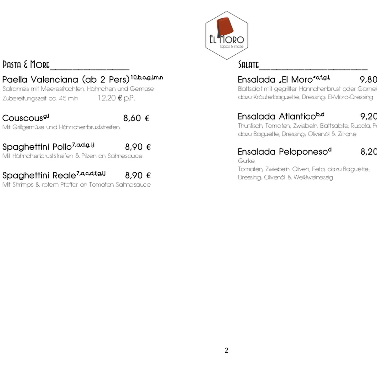 Speisekarte photo 8