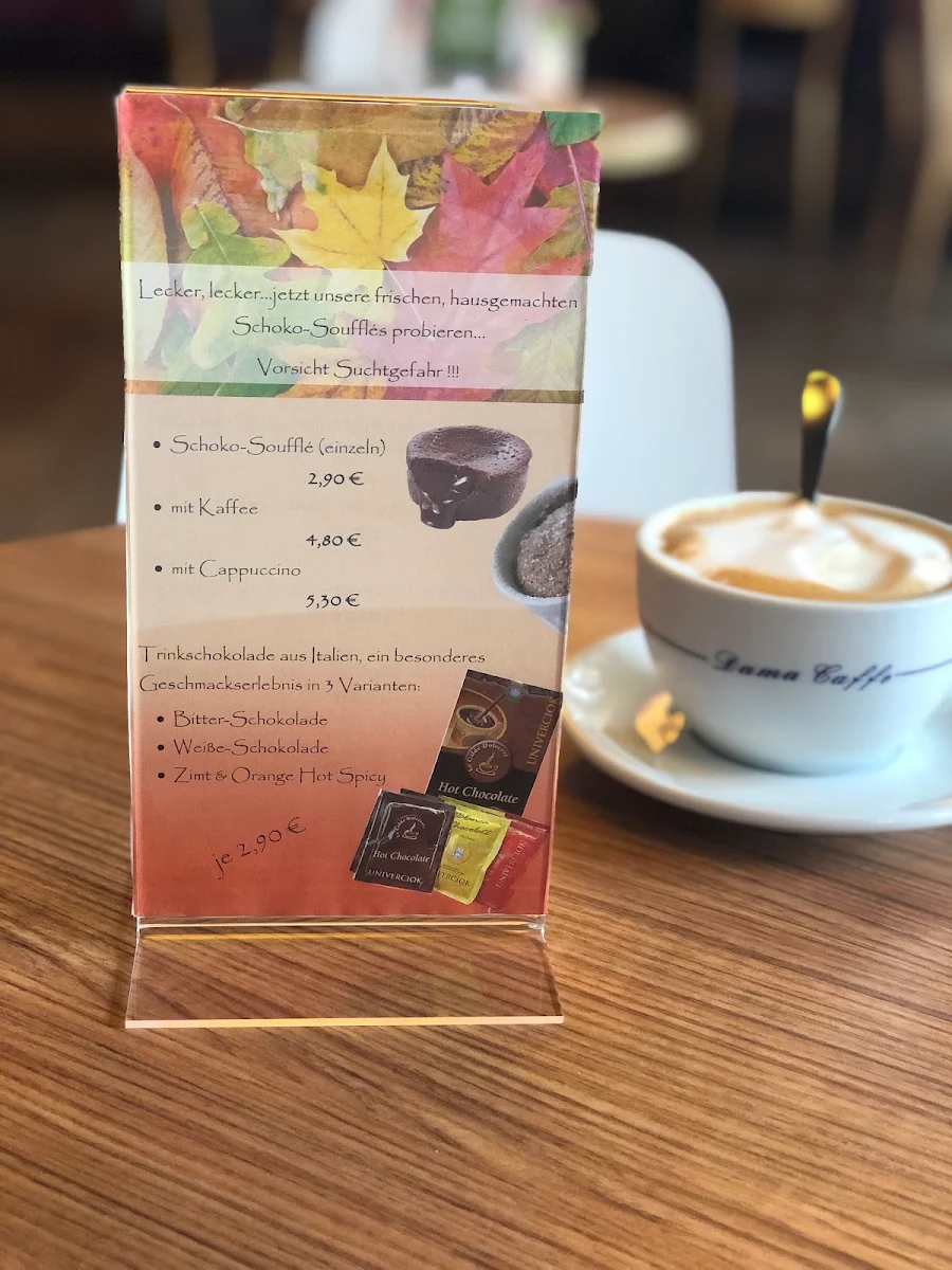 Speisekarte, Eiscafè San Marco