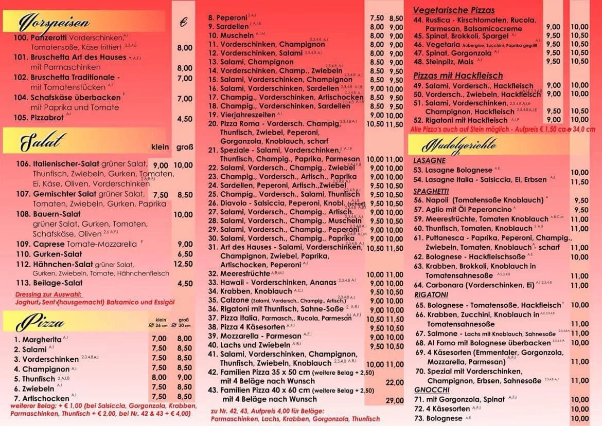Speisekarte photo 1