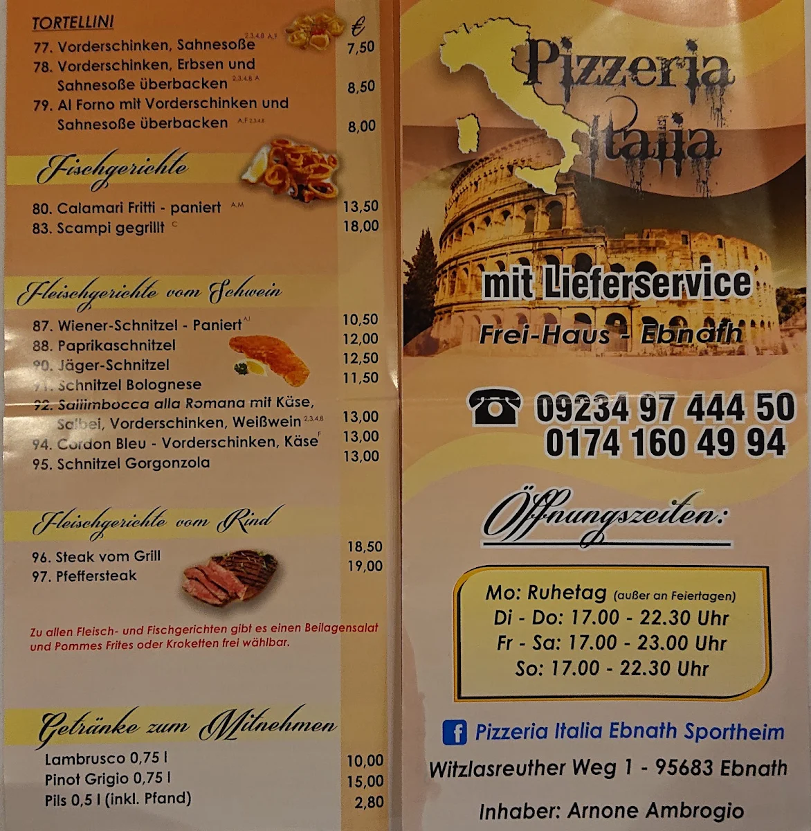Speisekarte photo 3