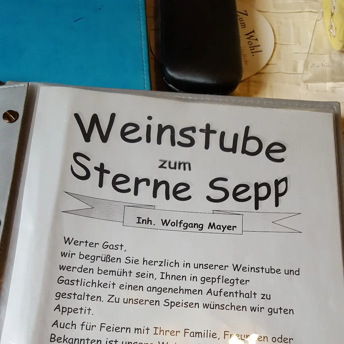 Speisekarte photo 1