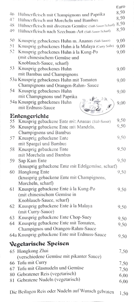 Speisekarte photo 3