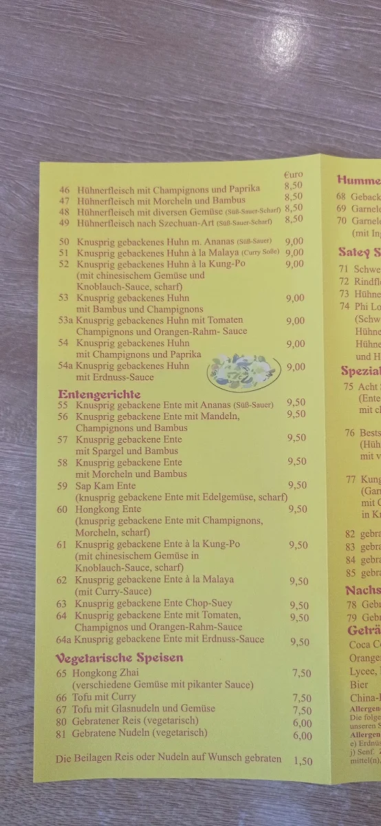 Speisekarte photo 8