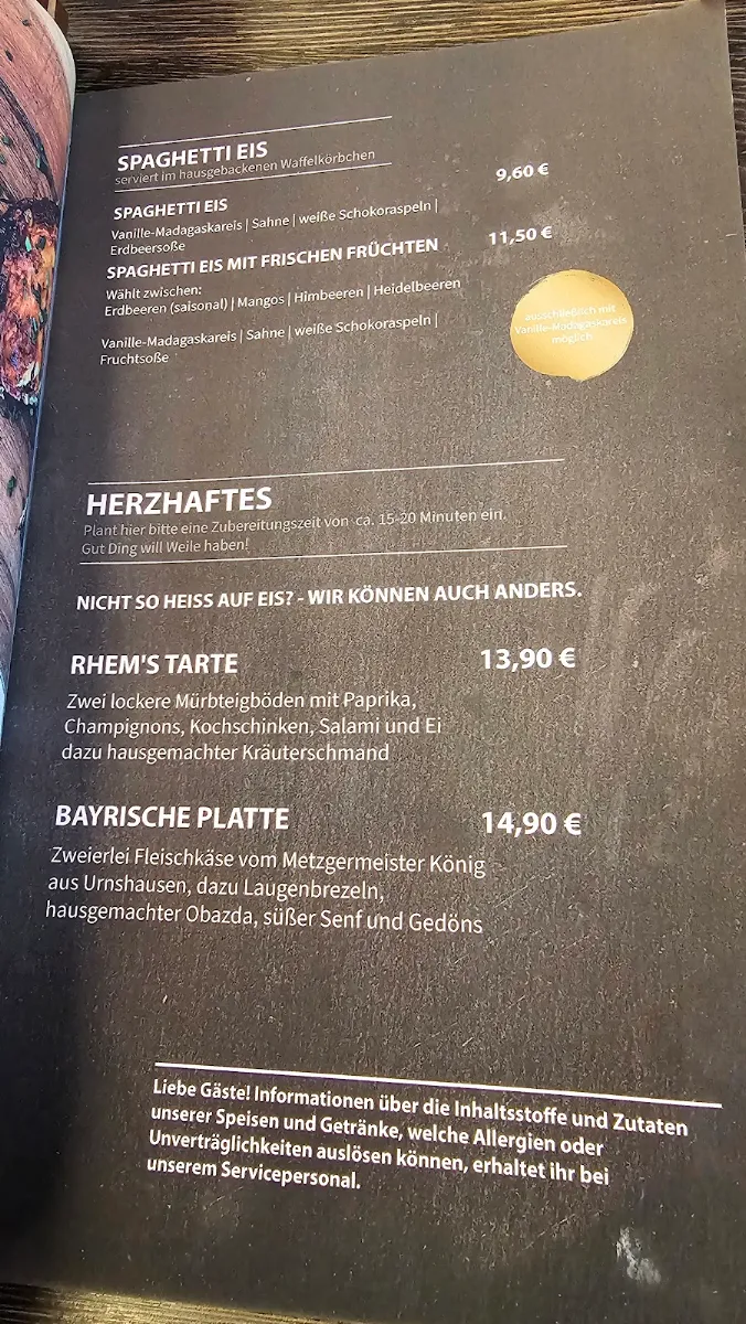 Speisekarte photo 3