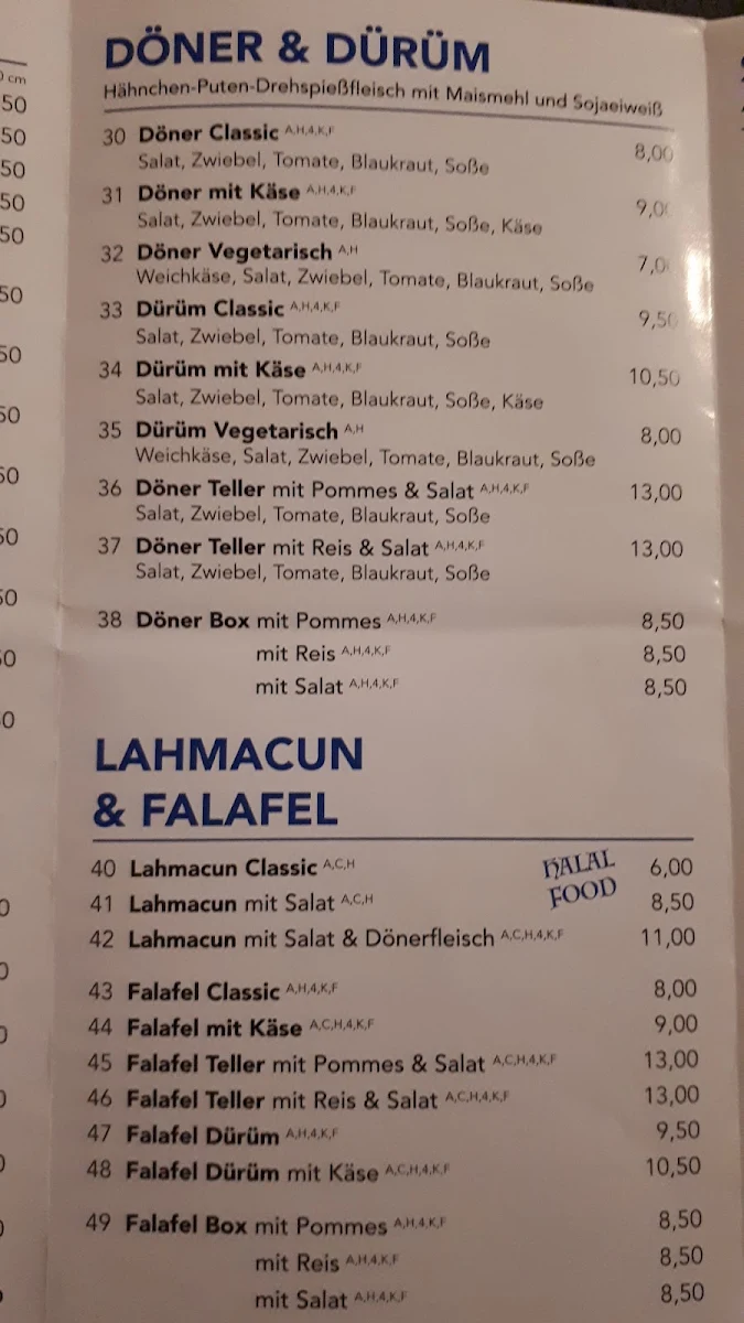 Speisekarte photo 2