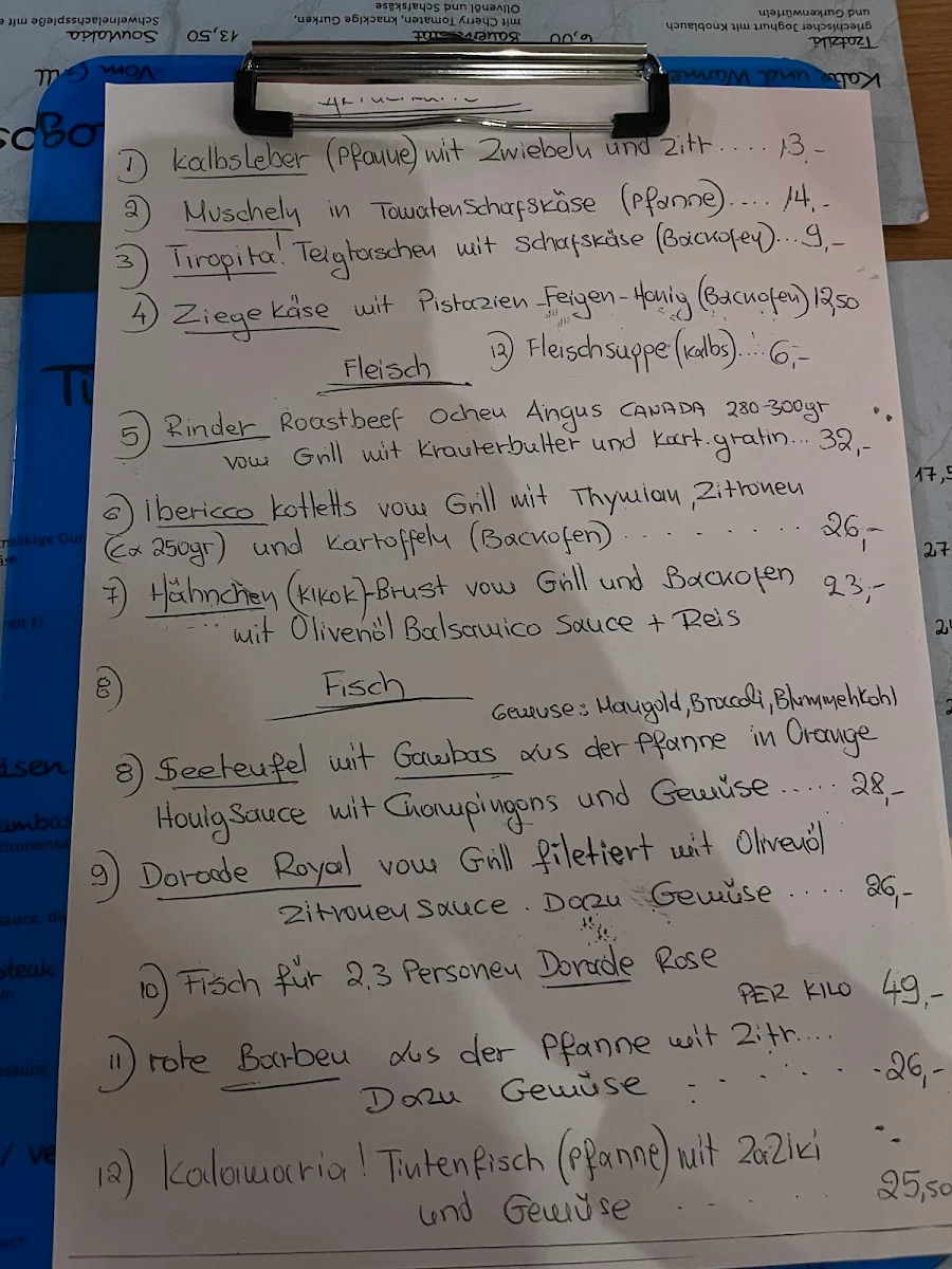Speisekarte photo 1