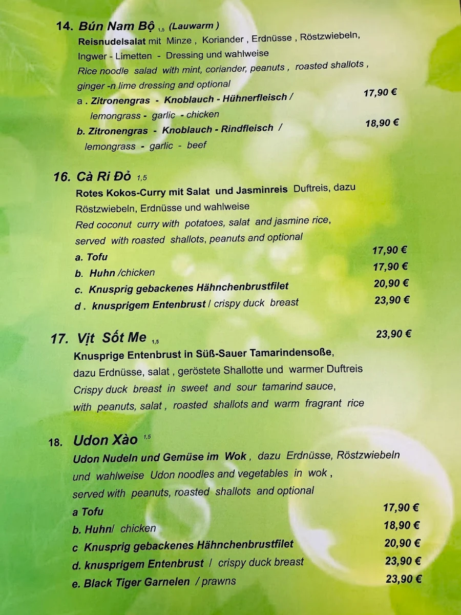 Speisekarte photo 1