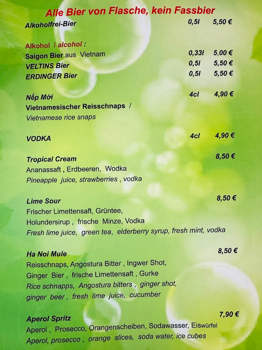 Speisekarte photo 4