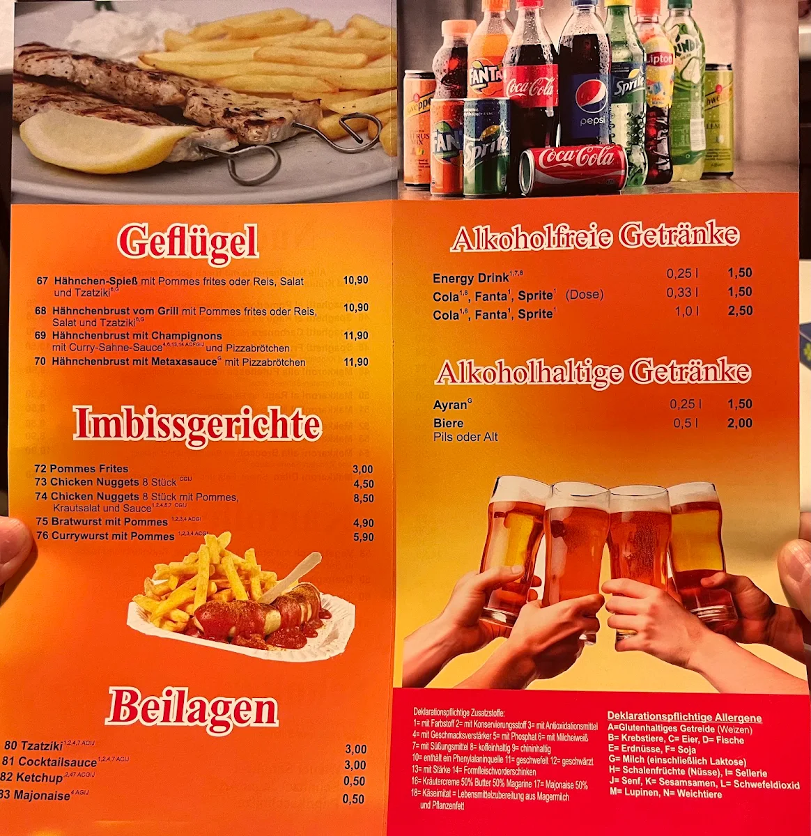 Speisekarte photo 2