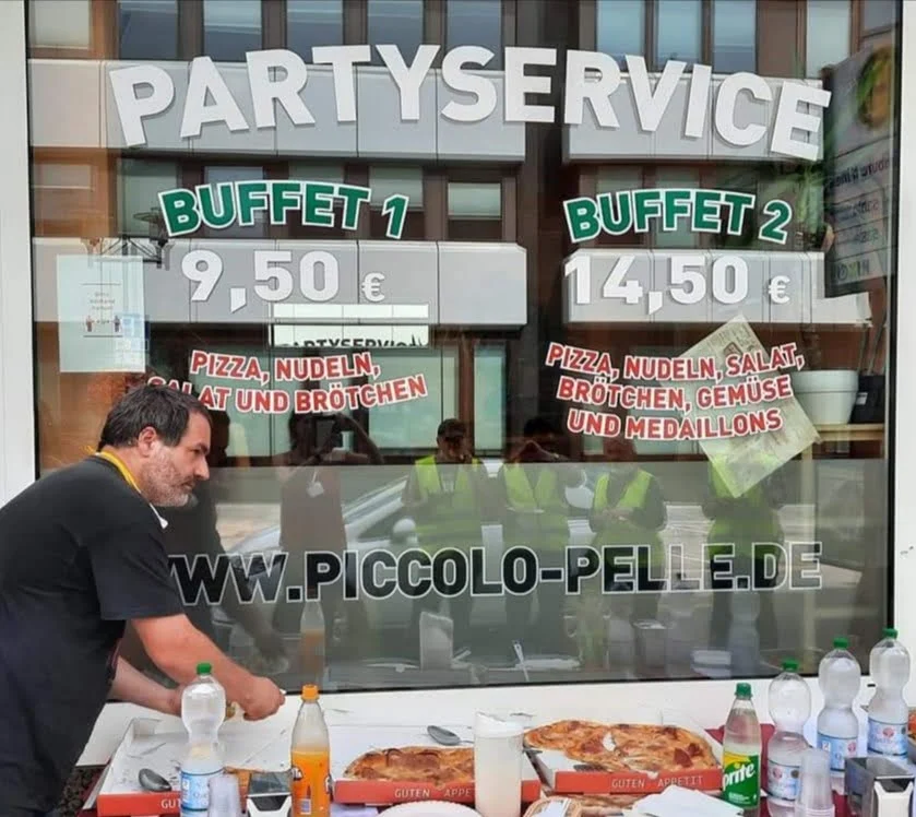 Speisekarte, Pizzeria Piccolo Pelle