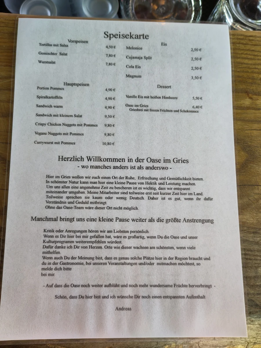 Speisekarte photo 2